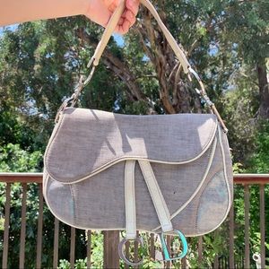 Authentic Vintage Christian Dior Double Saddle Bag